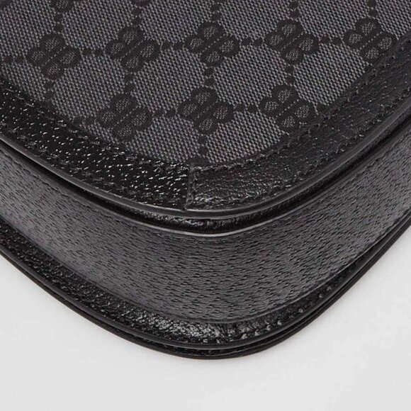 Balenciaga x Gucci Black/Grey Canvas/Leather The Hacker Project Ophidia Cross... - Picture 4 of 10